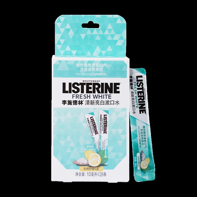 Whitening - Lemon & Salt Fresh White Portable Mouthwash (Alcohol)